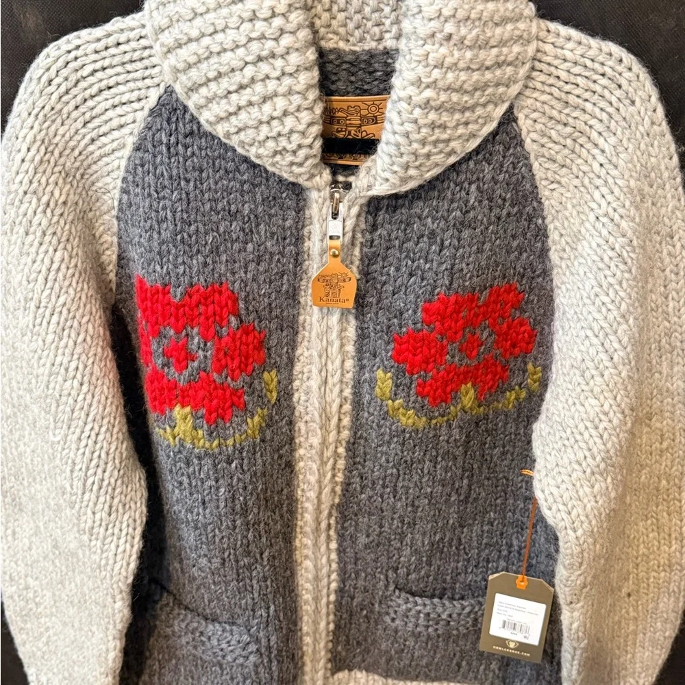 Howler Brothers - Skulls n’ Begonias, Grateful Dead Inspired Cardigan - L/XL - Picture 5 of 16